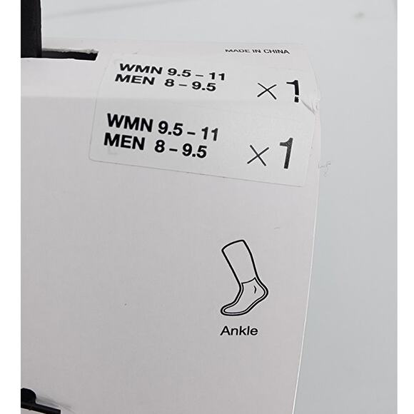 New NWT Nike Spark Cushioned Ankle Running Cushioned Socks Black Women's 9.5-11 - Picture 7 of 7